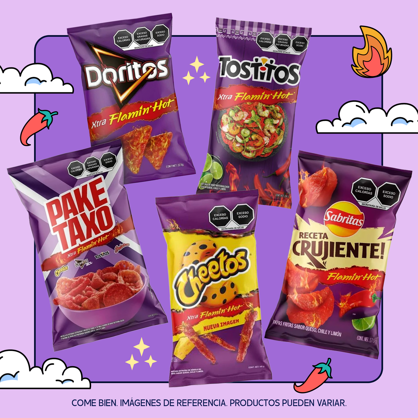 Mystery Box Mediana Flamin Hot